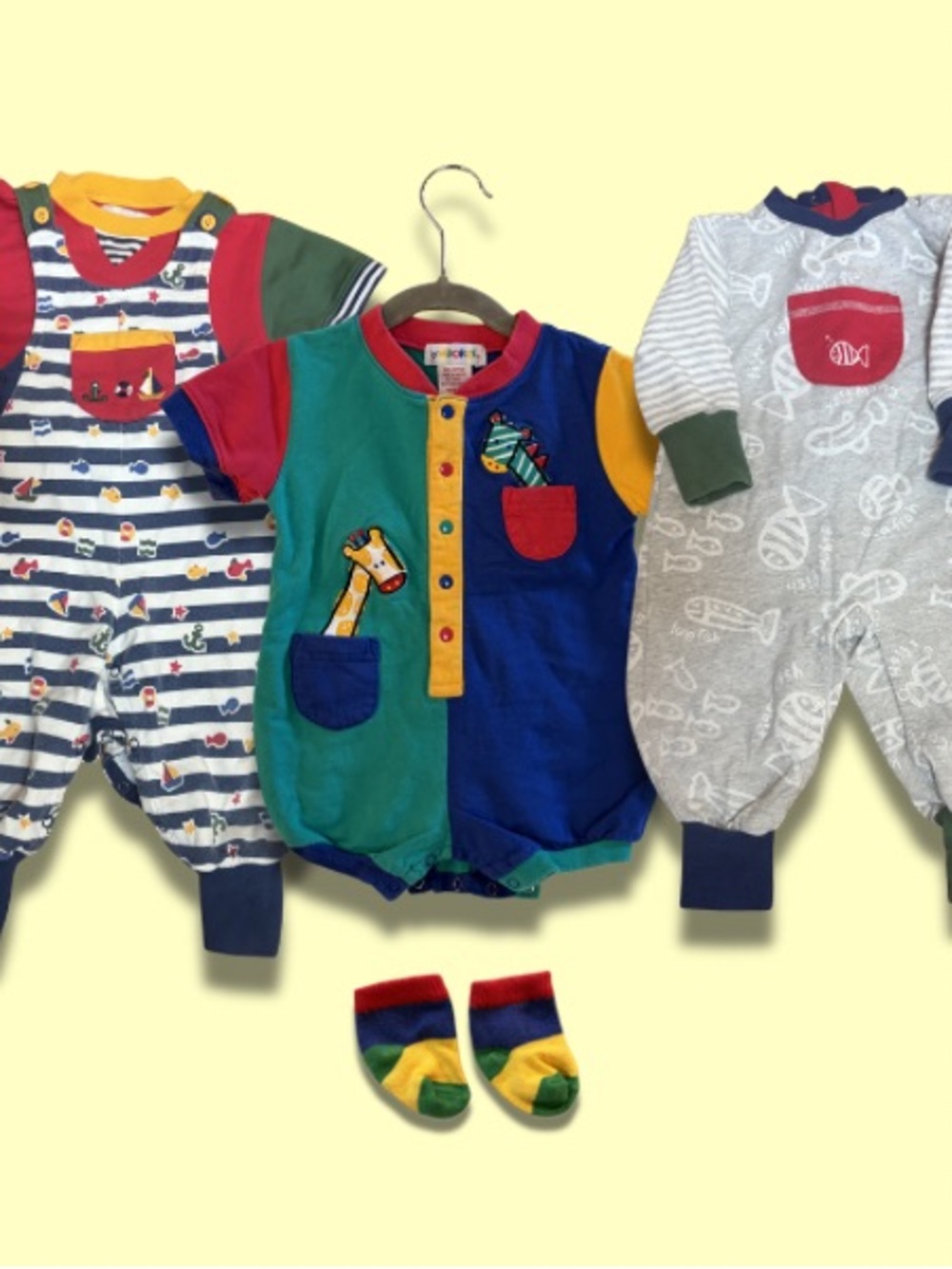 Vintage Rainbow Tag Gymboree Baby Bundle (6-12m)